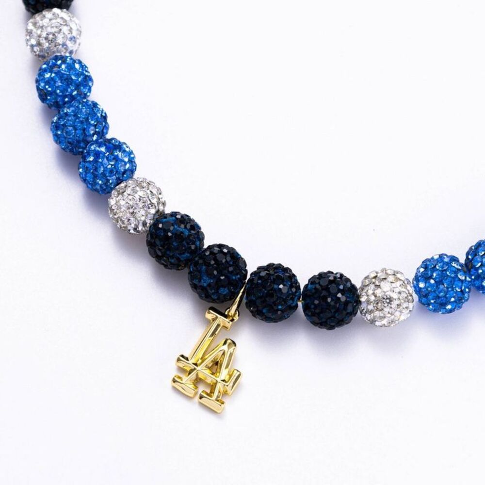 Luv Aj - Bijoux Sport by Luv Aj MLB  LA "Los Angeles Dodgers"  Blue/Black/White - Picture 2 of 2